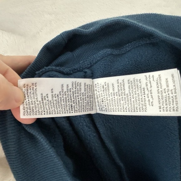 Star Wars All Over Graphic Print Dark Blue Stars & Ships Unisex Hoodie Large - Picture 12 of 15